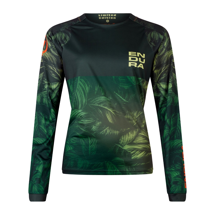 ENDURA - E6233GG dres dámský Tropical L/S Tee LTD ghillie green