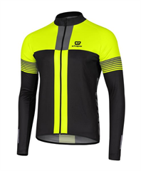 ETAPE - Dres pánský dlouhý rukáv COMFORT černá/žlutá fluo