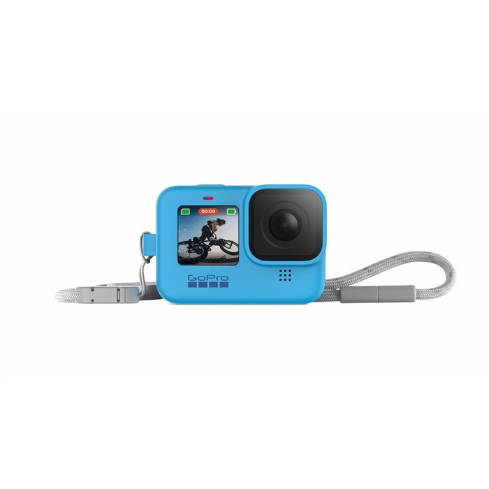 GOPRO - Obal + šňůrka (modrý) (Sleeve + Lanyard Blue)